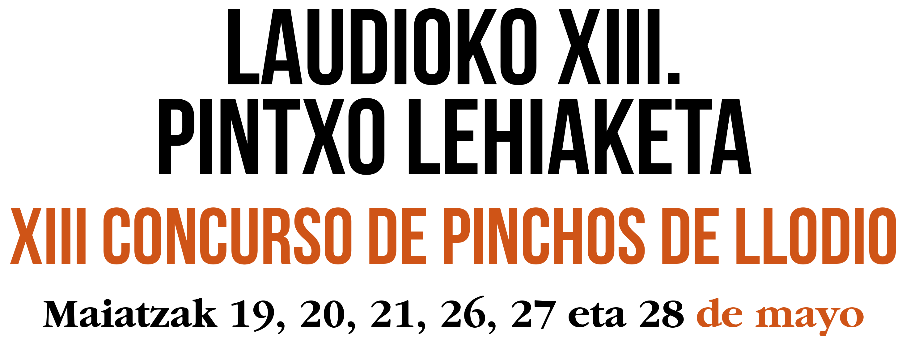 XIII Concurso de Pinchos